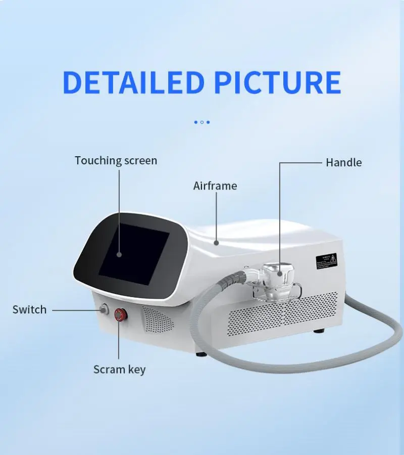 portable 808nm diode laser hair removal portable 808nm diode laser hair removal