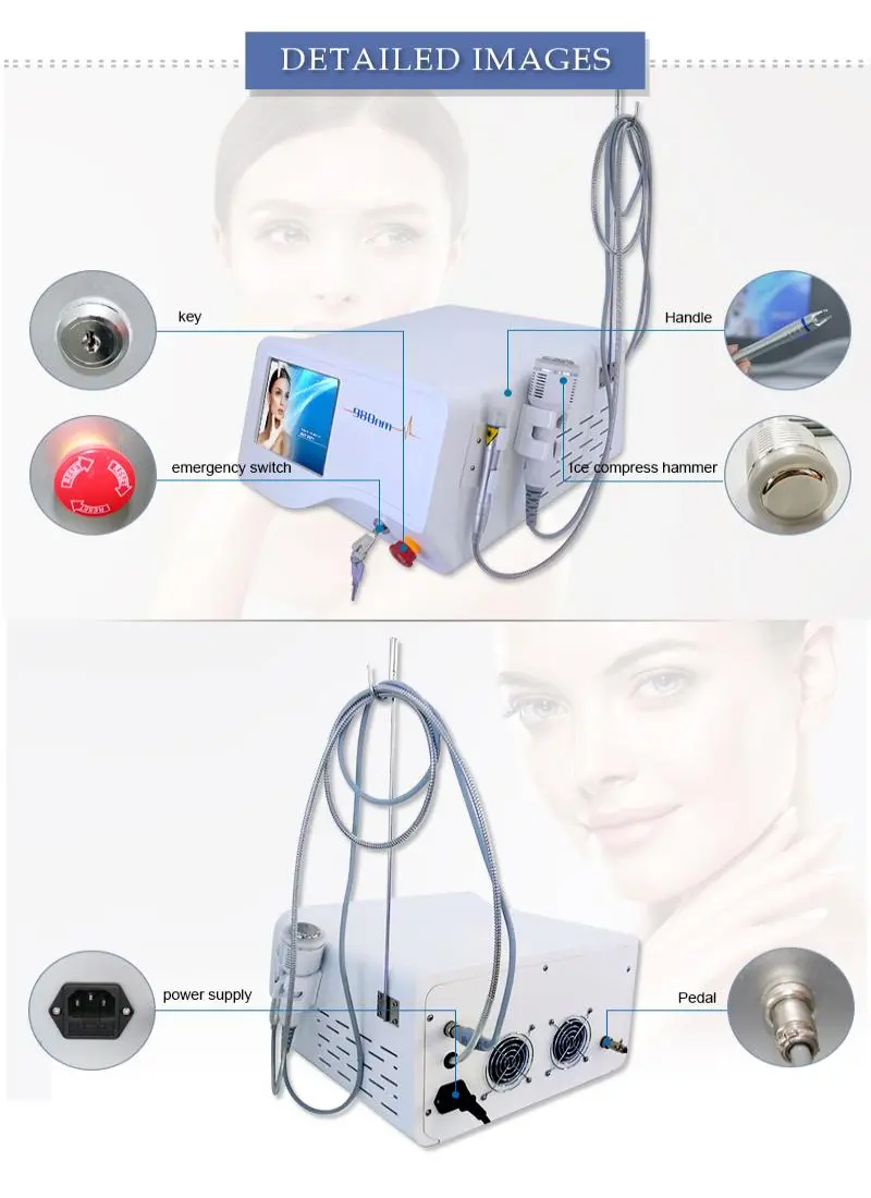 980 nm diode laser for vascular removal factory 980 nm diode laser for vascular removal factory