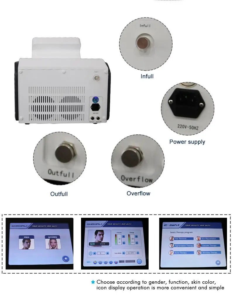 SHR hair removal machine manufacturers  SHR hair removal machine manufacturers