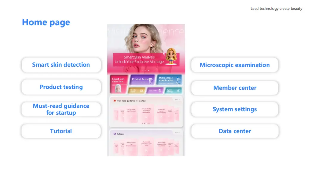 TB33 Plus AI Skin Analyzer TB33 Plus AI Skin Analyzer