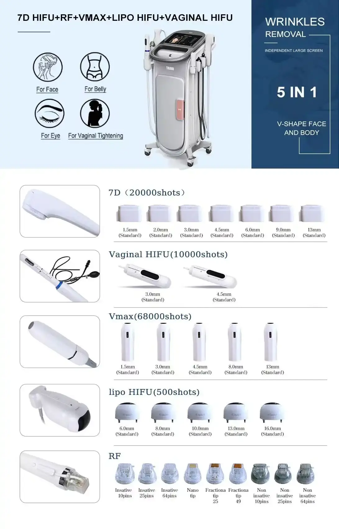 HIFU body slimming machine 