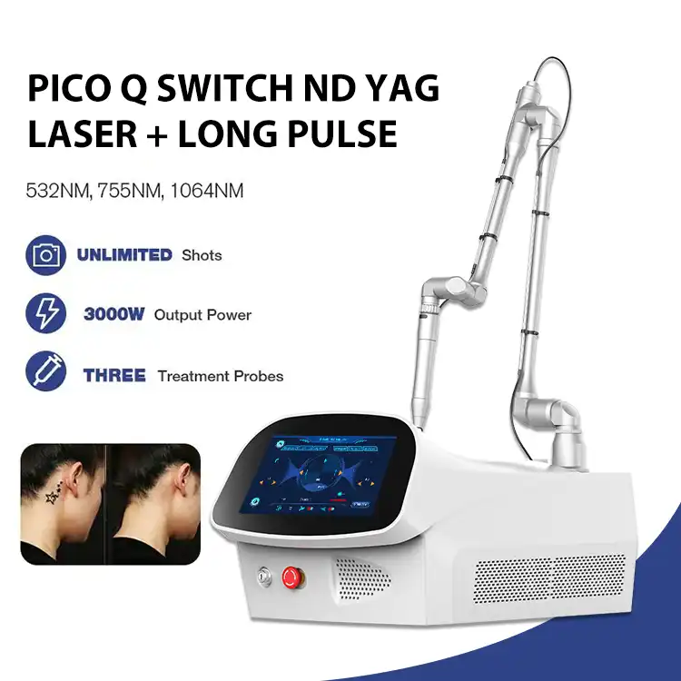 What is the ND YAG Q-Switched laser used for?
