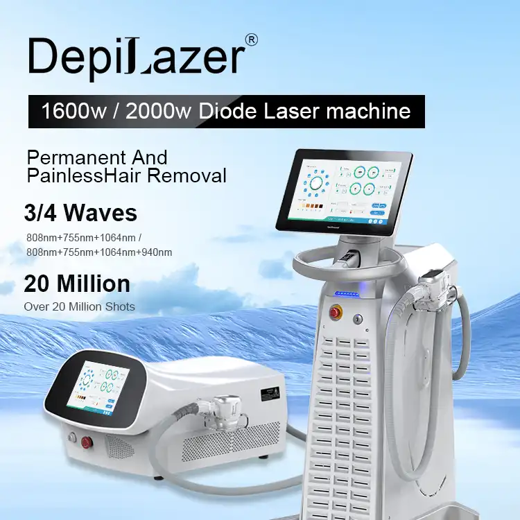 What skin types are compatible with 808nm diode lasers? 