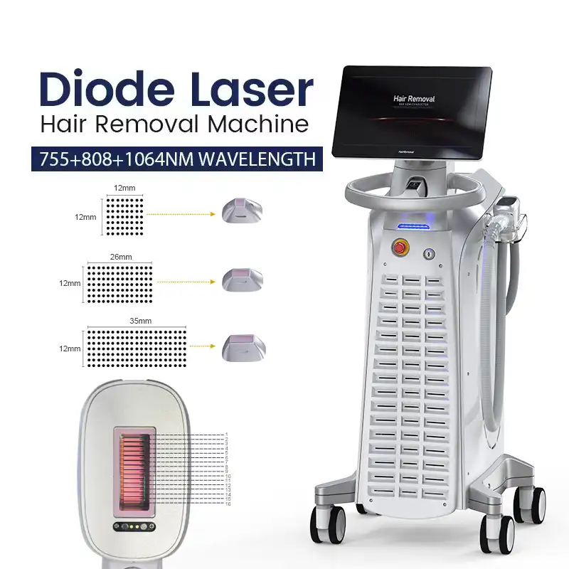 Are there any side effects of Diode 808 laser hair removal?