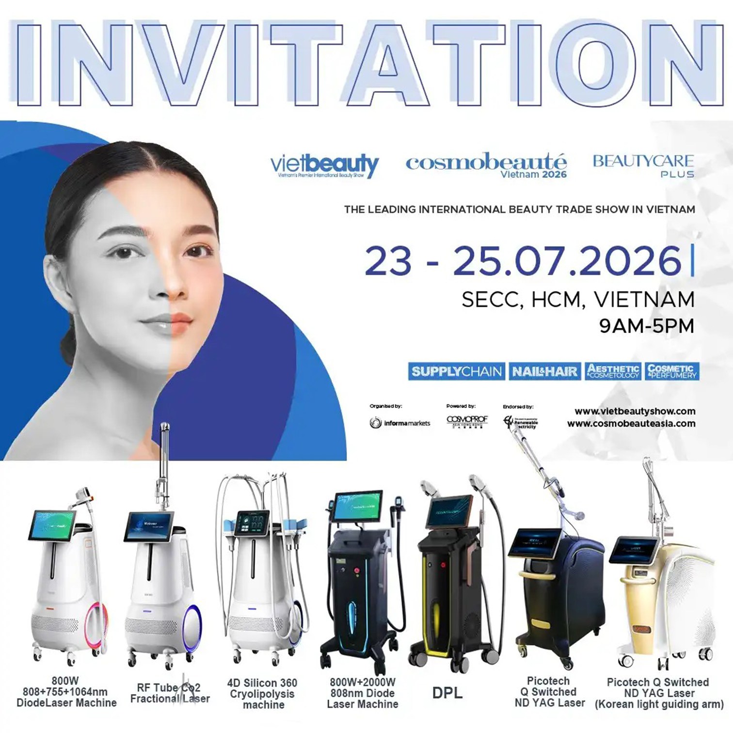 THE LEADING INTERNATIONAL BEAUTY TRADE SHOW IN VIETNAM